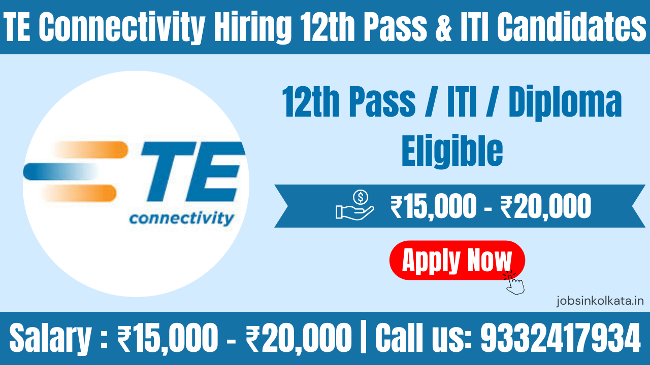 TE Connectivity Jobs 2026 | HSC, ITI, Diploma & Graduates Hiring | Salary Up to ₹20,000 | Shirwal Satara Logo