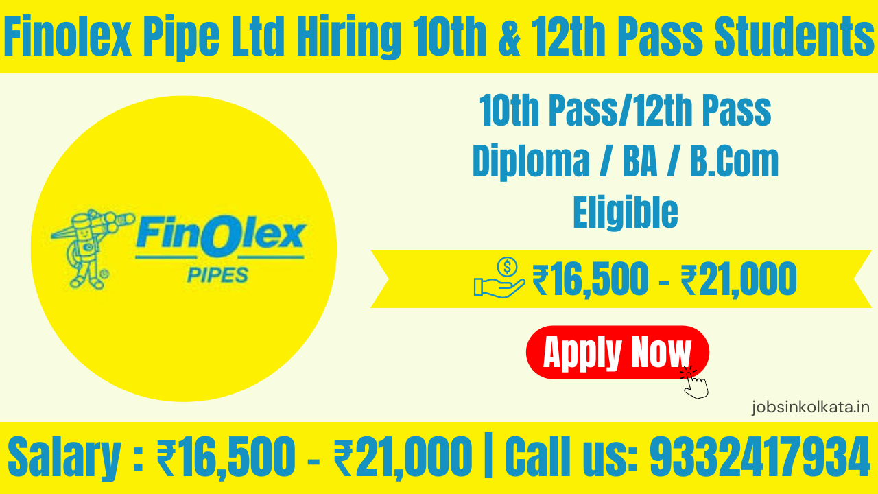 Finolex Pipe Ltd NAPS Jobs Pune 2026 | 10th, ITI, Diploma & Graduate Apprentices | Salary Up to ₹21,000 Logo