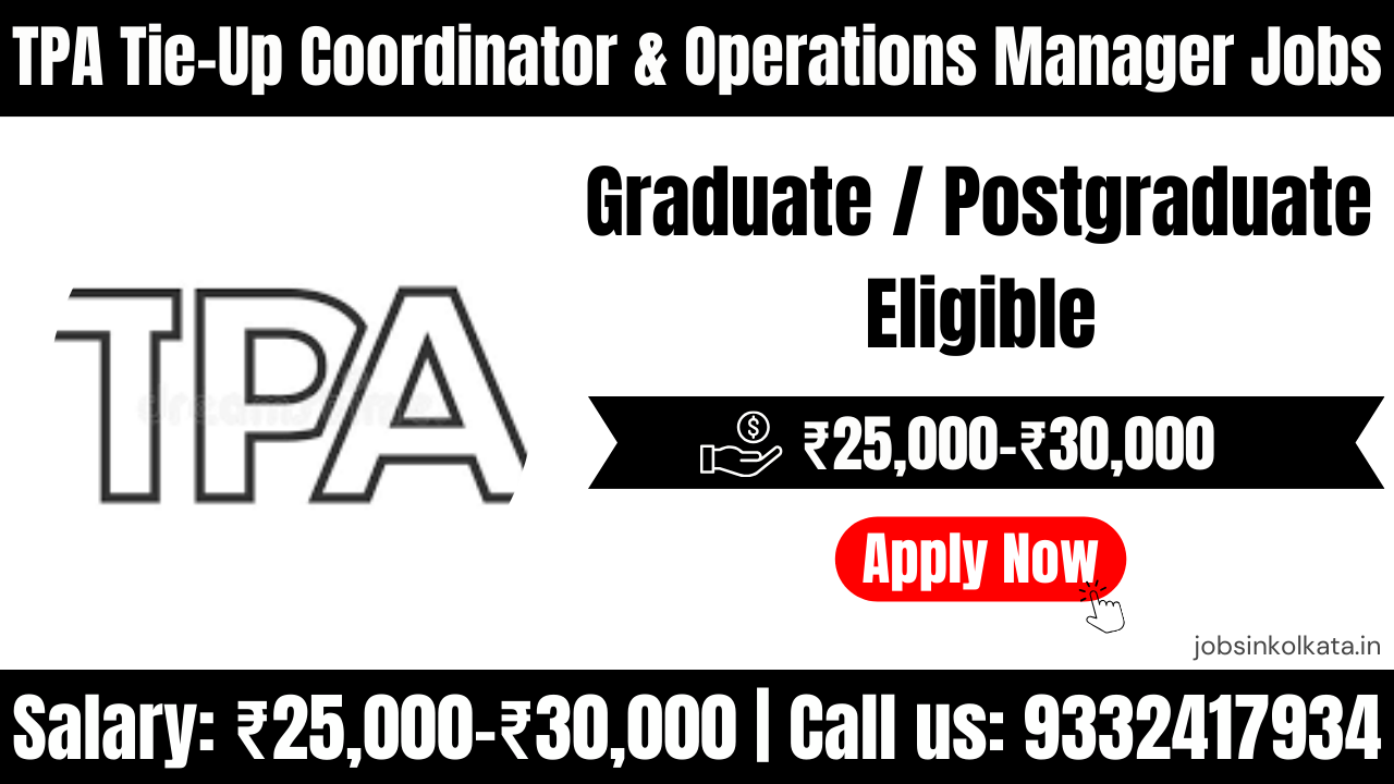 TPA Tie-Up Coordinator & TPA Operations Manager Jobs | Healthcare Sector | ₹25,000–₹30,000 Salary Logo