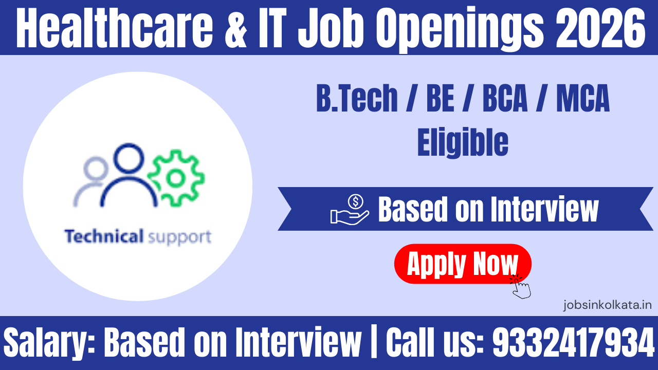 Healthcare & IT Job Openings 2026 | Software, AI, IT Support Roles Logo