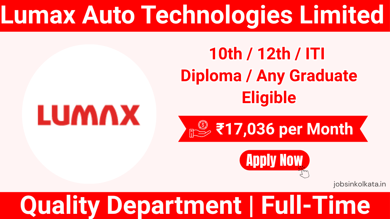 Lumax Auto Technologies Limited Recruitment 2026 – Injection Moulding Operator & Quality Jobs in Bangalore
