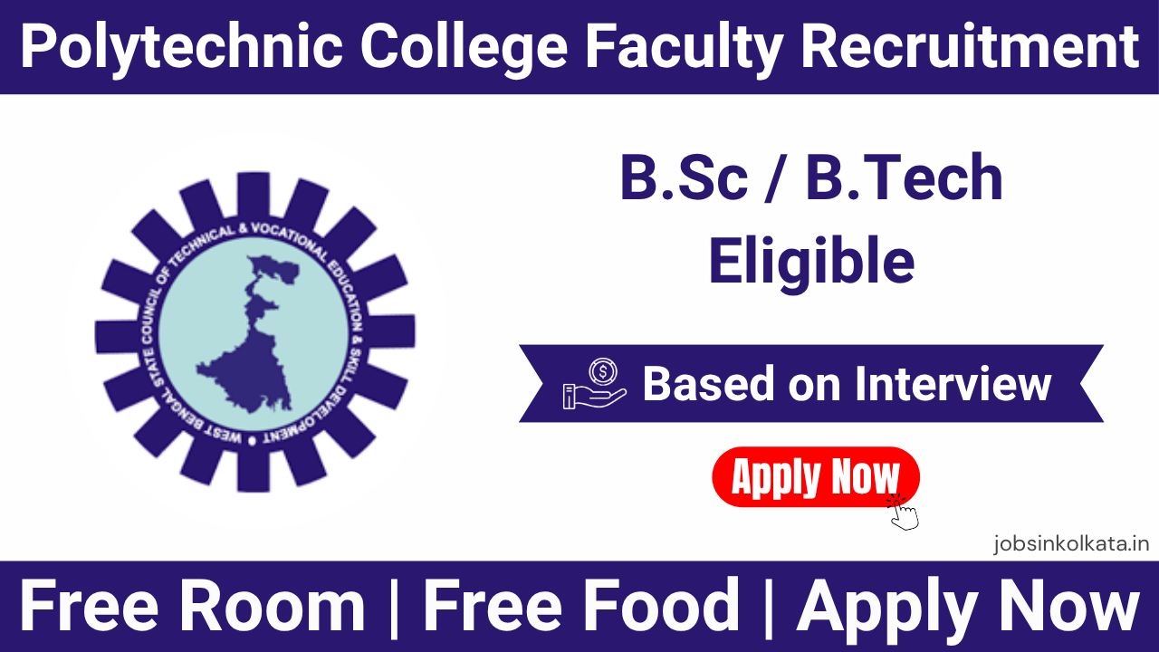 Polytechnic College Faculty Recruitment 2026 – Math, Physics, Chemistry & Electronics Jobs in Guskara