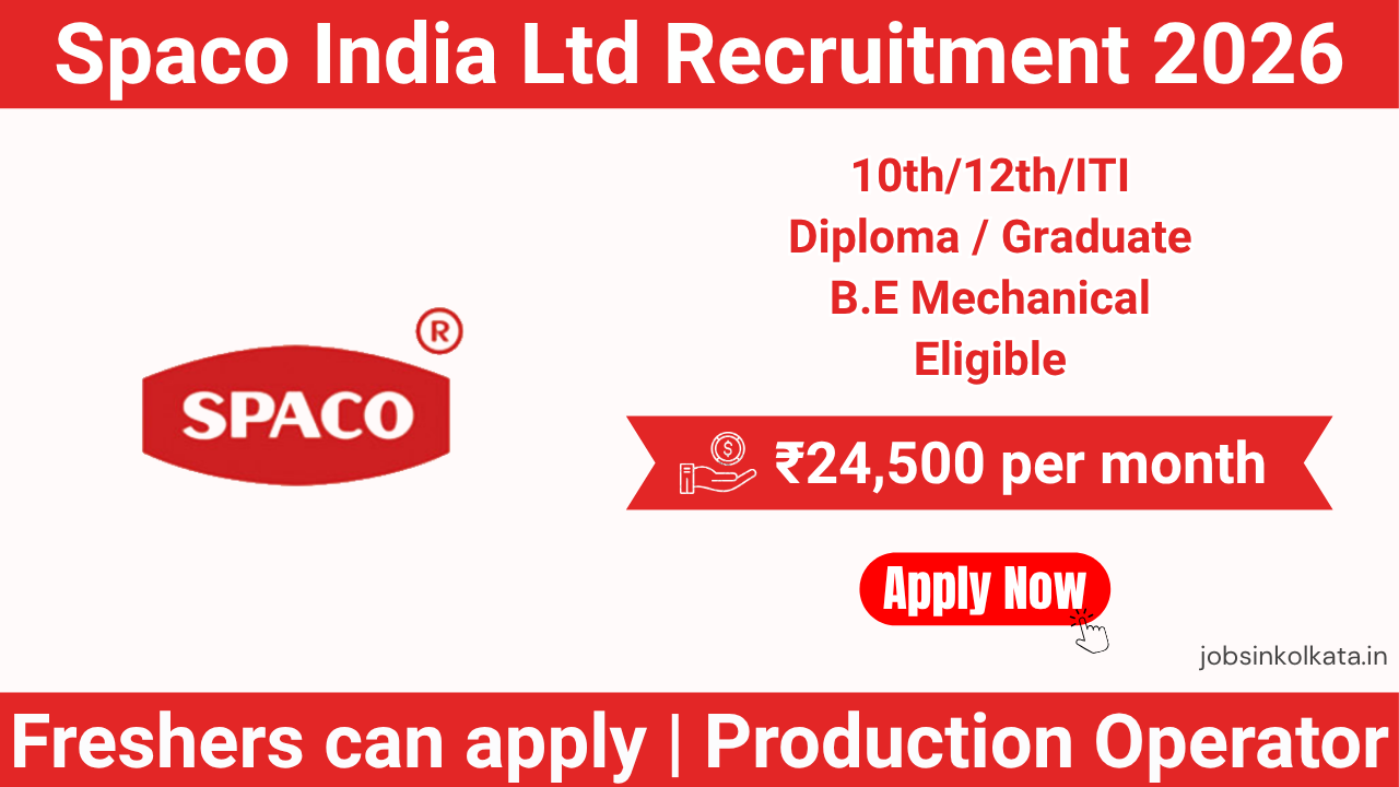 Spaco India Ltd Recruitment 2026 – NAPS Jobs in Pimpri Chinchwad | Salary up to ₹24,500