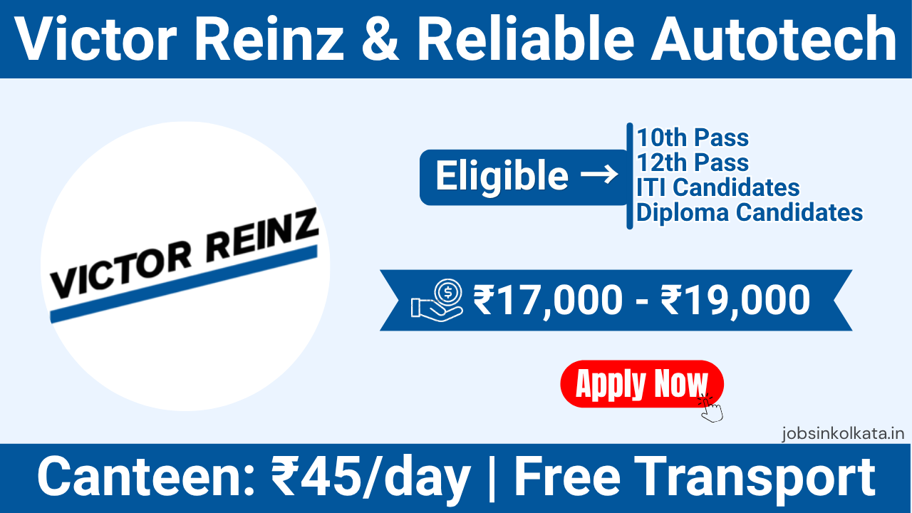 Victor Reinz & Reliable Autotech Recruitment 2026 – SSC, ITI, Diploma Jobs in Pune