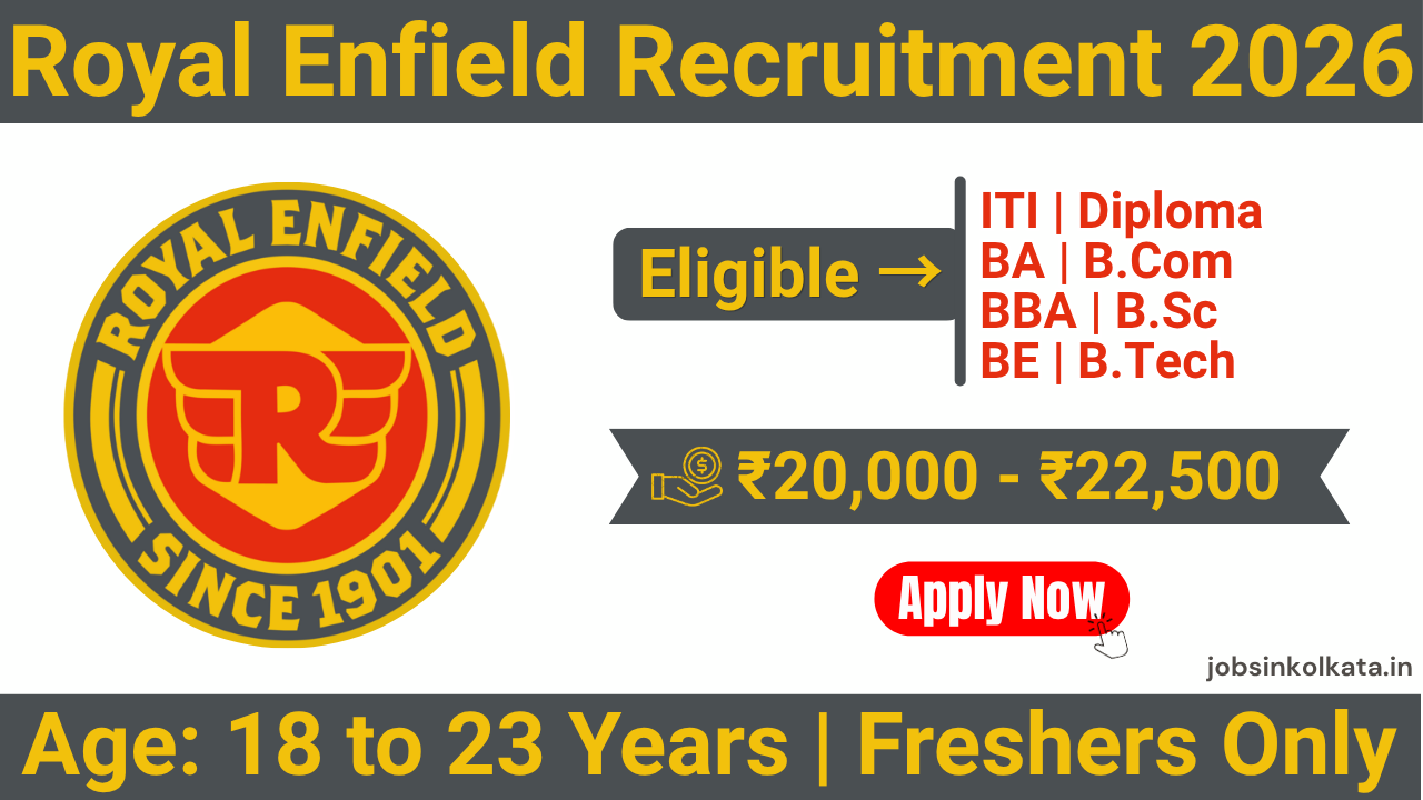Royal Enfield Recruitment 2026 for Freshers | Company Trainee Jobs in Tamil Nadu