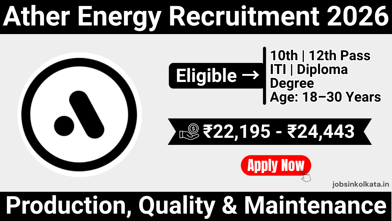 Ather Energy Recruitment 2026 | Production, Quality, Warehouse & Maintenance Jobs | Freshers & Experienced