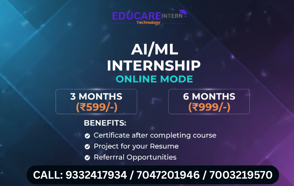 AI & Machine Learning Internship