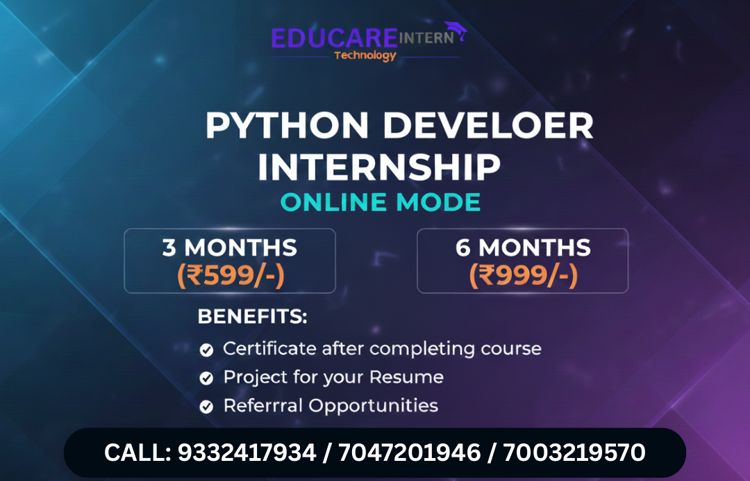 Python Developer Internship